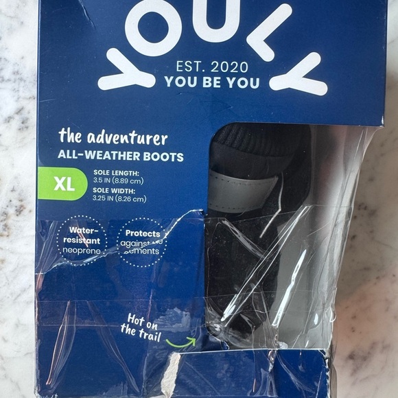 Youly All-Weather Dog Boots - XL, Like New - Picture 6 of 8